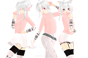 MMD模型下载 TDA Winter Haku 1.00 模型下载