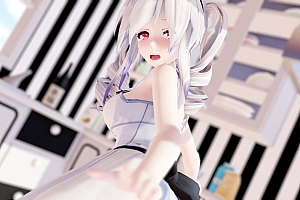 MMD模型下载 TDA 居家小白裙子haku 模型下载