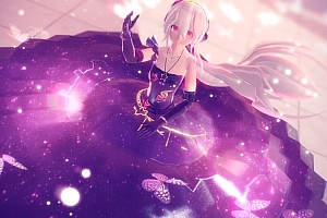 MMD模型下载 Galaxie Haku 模型下载