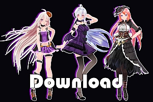 MMD模型下载 TDA Halloween Pack模型下载