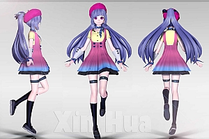 MMD模型下载 Xin Hua模型下载