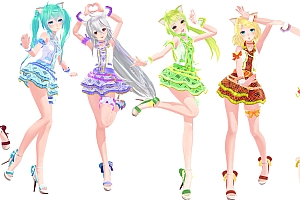 MMD模型下载 Idol Master模型下载