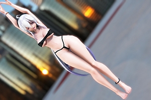 《MMD模型》Haku by linuxdx模型下载(里)
