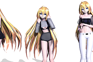 MMD模型Lily Pack模型下载