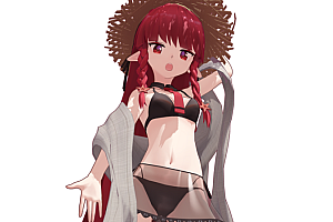MMD模型Sour式红豆_Obsidian.ver模型下载