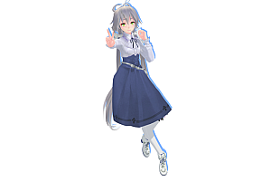 MMD模型TDA 蓝莓冰茶.洛天依模型下载