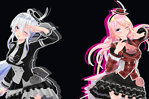 MMD模型TDA GSR Haku AND Luka模型下载