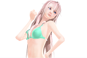MMD模型SUPERリアルカ水着模型下载