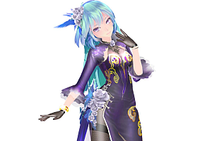 MMD模型美丽性感的旗袍初音未来模型下载