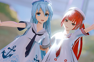 MMD模型TDA式改变小海风-初音未来x东方栀子模型下载