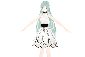 MMD模型Tda Lost and Found MIKU (Jjinomuxsasakure.UK)模型下载