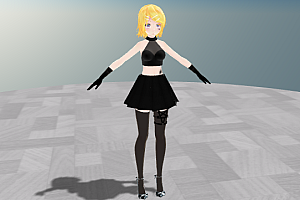 MMD模型TDA Short dress RIN模型下载