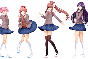 MMD模型DDLC 模型下载