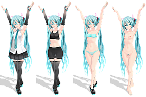 MMD模型Miku V4X Tsumidango v2.40 (JL)模型下载