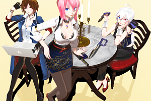 MMD模型下载 TDA Beauty Assassins
