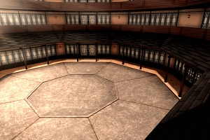 中国風のアトリウム