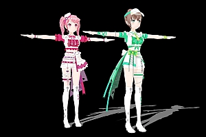 BanG Dream Step Together event FBX and PMX DL