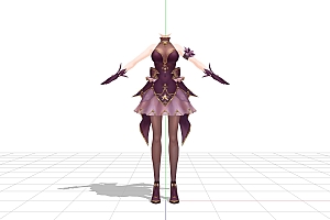 【MMD衣装】Ophelia_Wedding