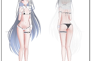 MMD模型下载 【Maid Bikini】 9-Avatars