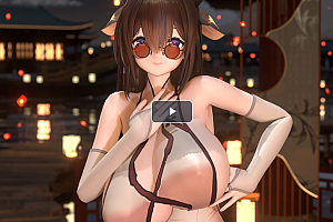 MMDR18模型下载 『 樫野_旗袍/IJN Kashino_cheongsam/碧蓝航线/Azur Lane』 模型下载